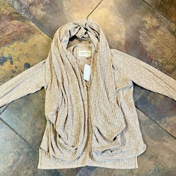 NWT The Jessica By Evy’s Tree Women’s Wrap Open Front Cardigan Small Medium - Picture 9 of 12